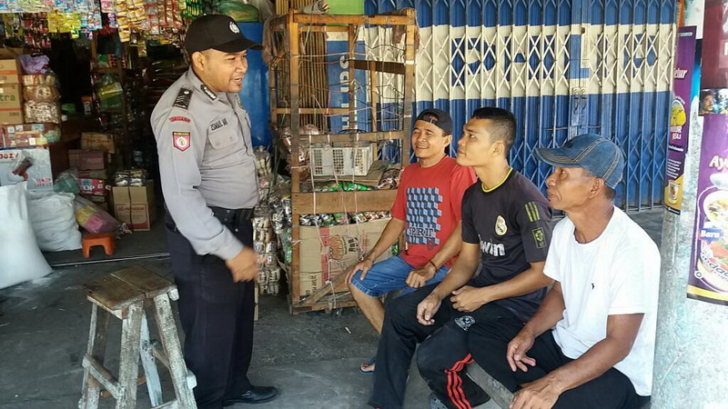 Patroli Dialogis Eratkan Warga dan Polsek Perhentian Raja